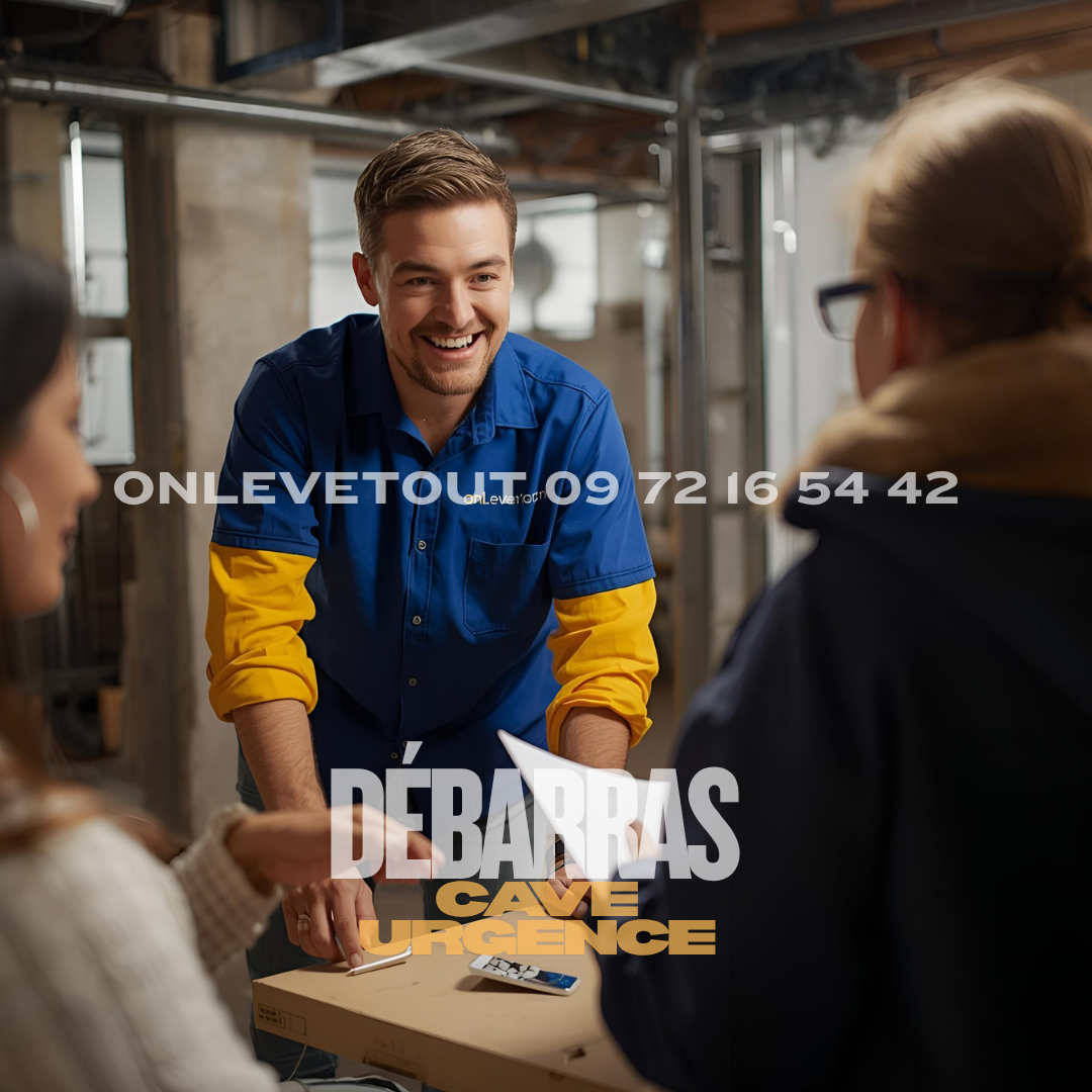 Assurance garantie débarras cave urgent Paris