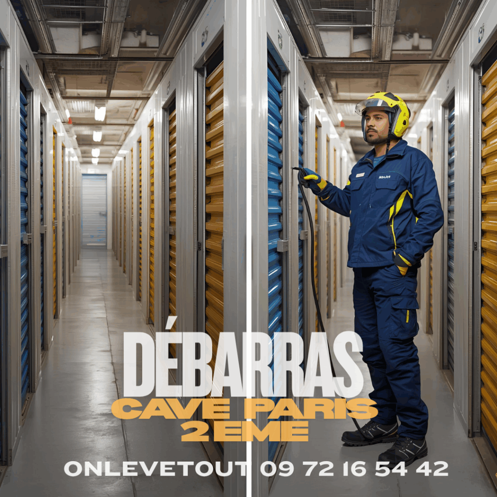 Avant et après débarras de cave à Paris 2	