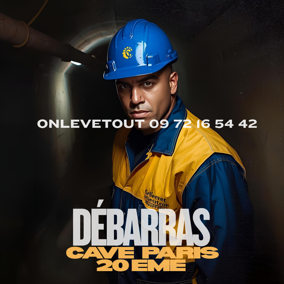 Passage étroit dans un immeuble parisien pour débarras cave	