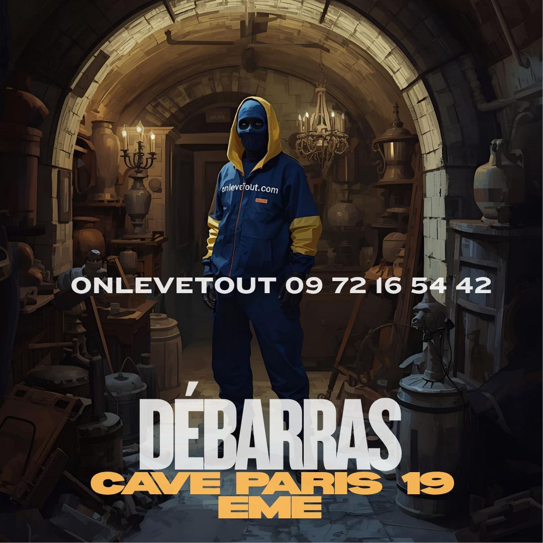 Débarras cave quartier Buttes-Chaumont Paris 19