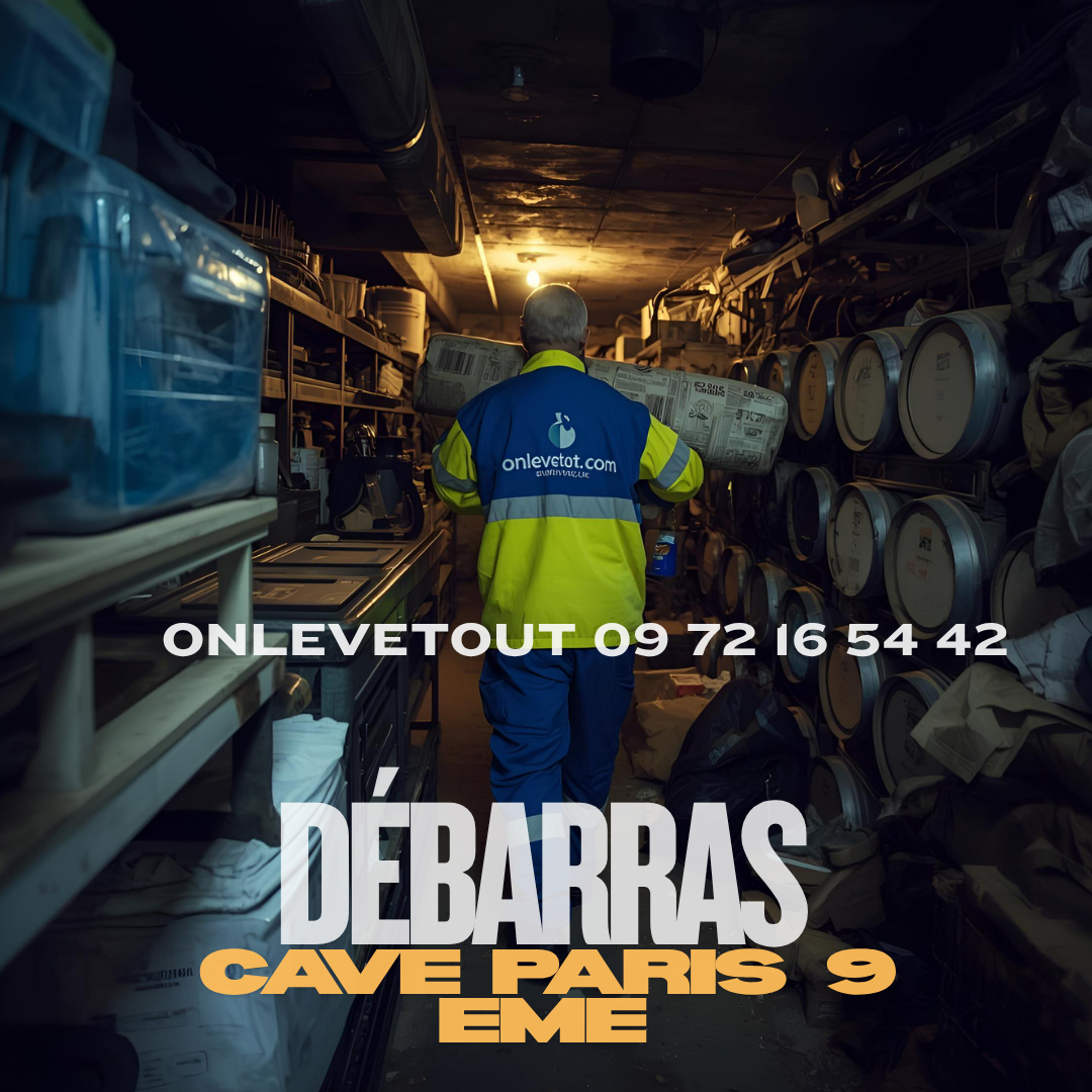 Débarras cave Paris 9 complet