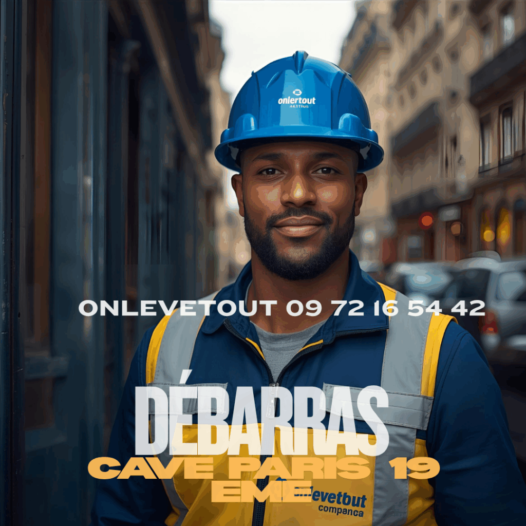 Débarras cave HLM Paris 19