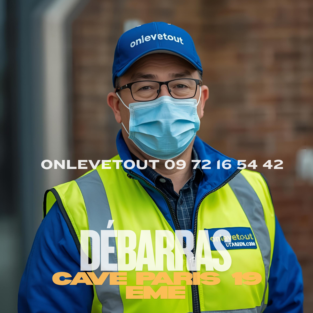 Débarras cave quartier Mouzaïa Paris 19