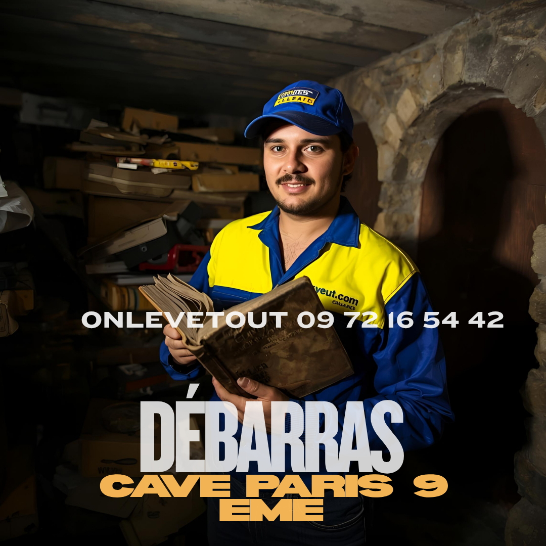 Débarras cave Paris 9ème arrondissement professionnel