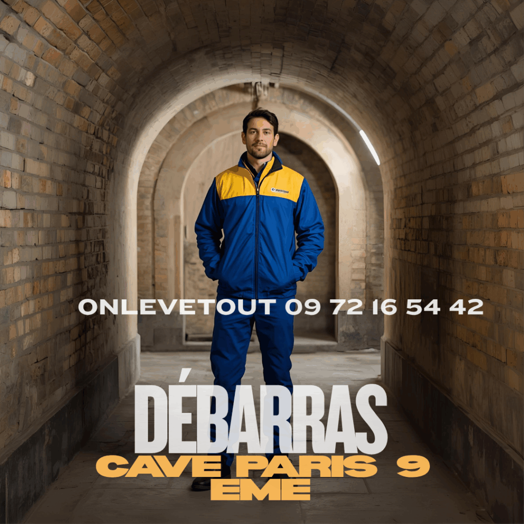Débarras cave quartier Pigalle Paris 9