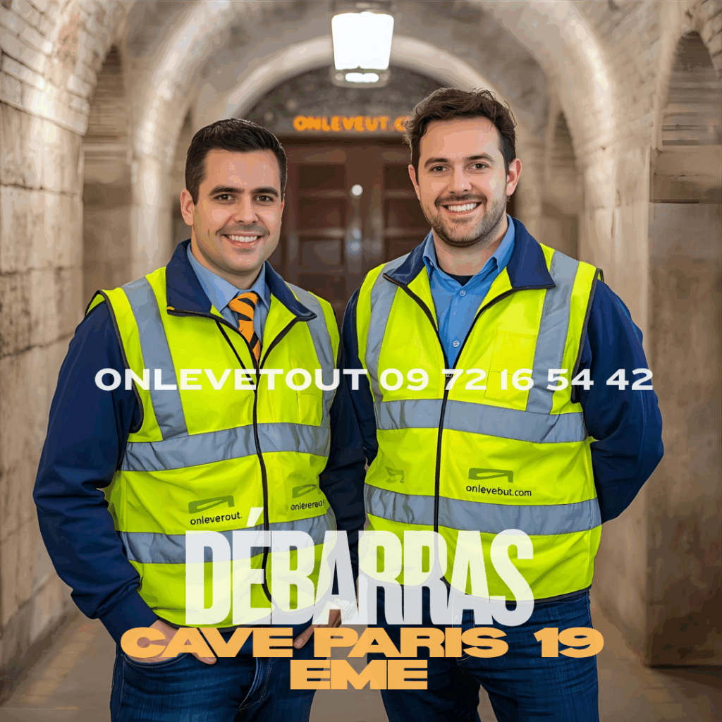 Débarras cave urgent Paris 19