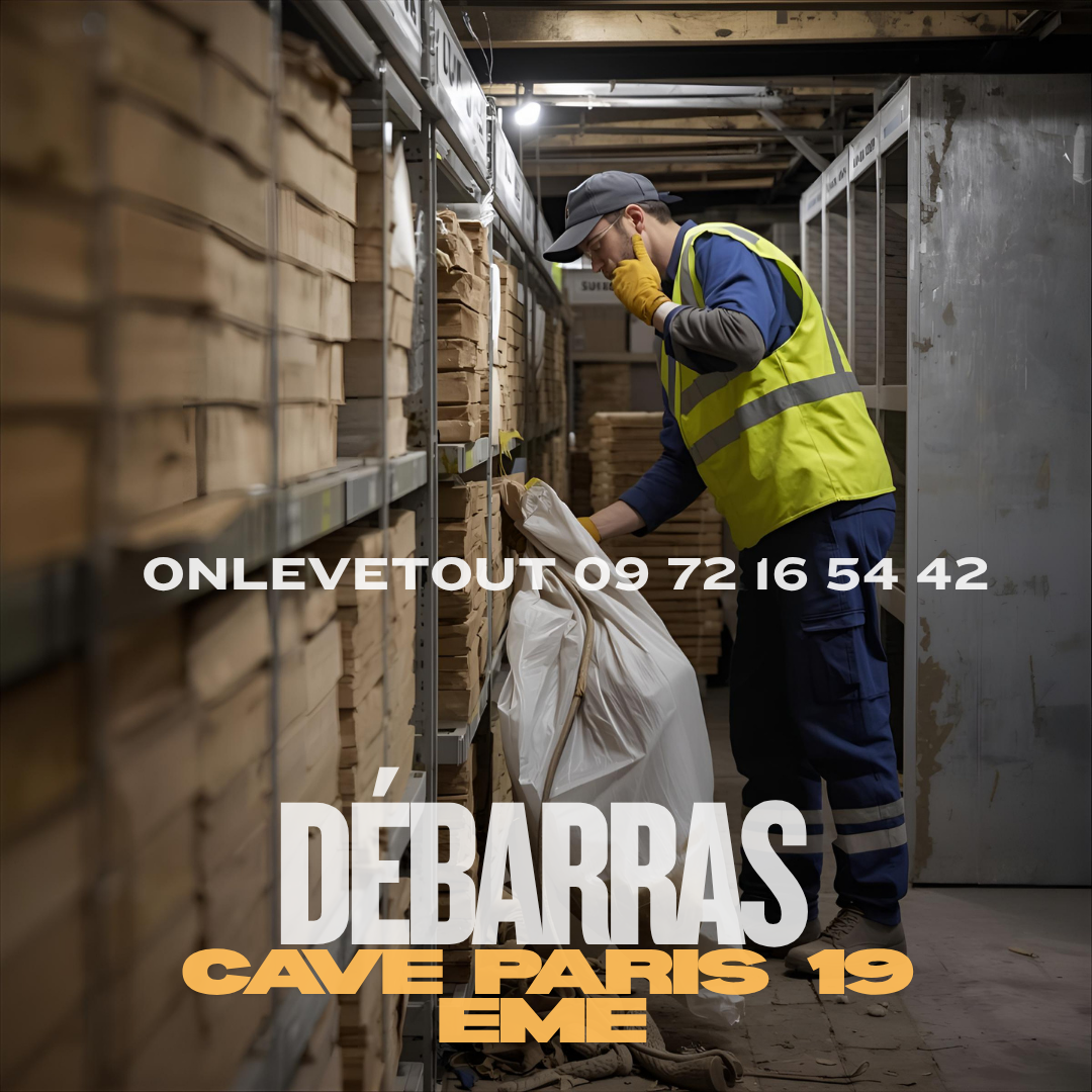 Débarras cave quartier La Villette Paris 19