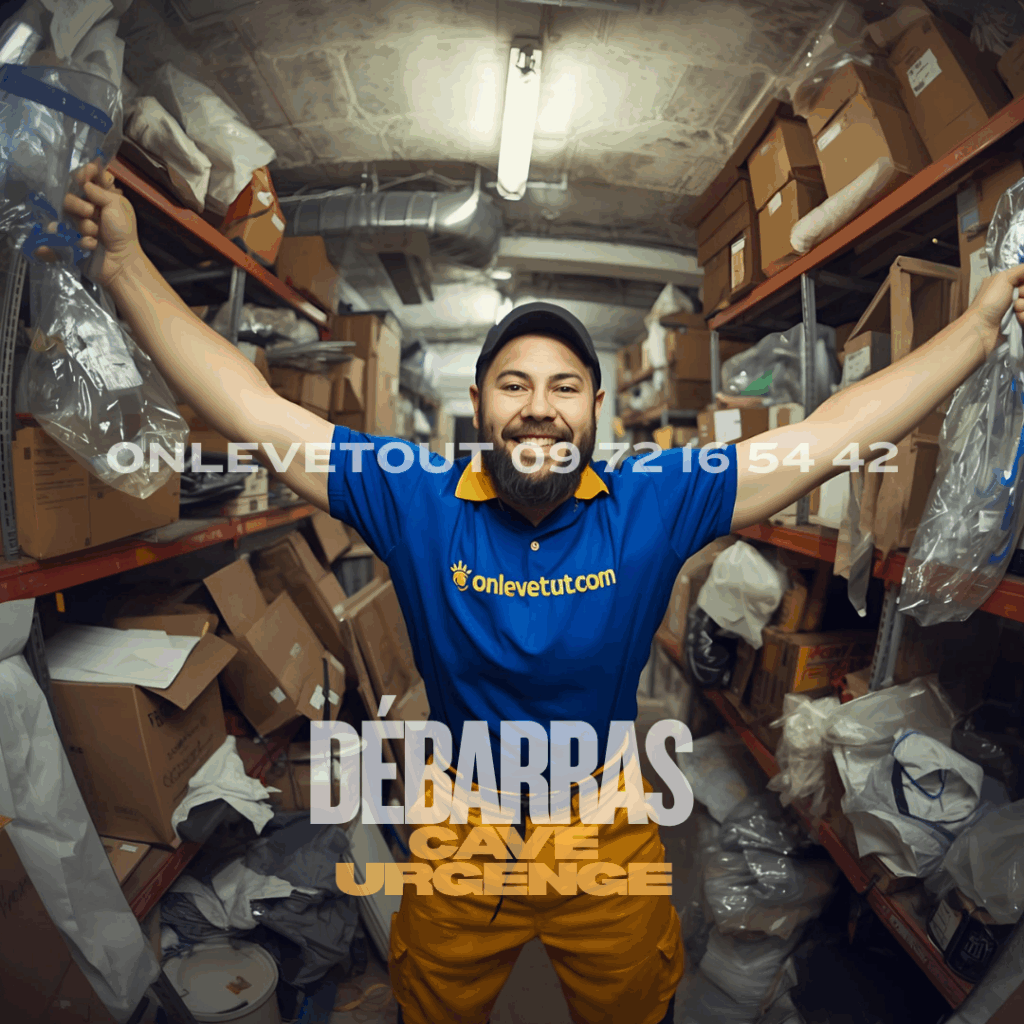 Déménagement urgent libération cave Paris