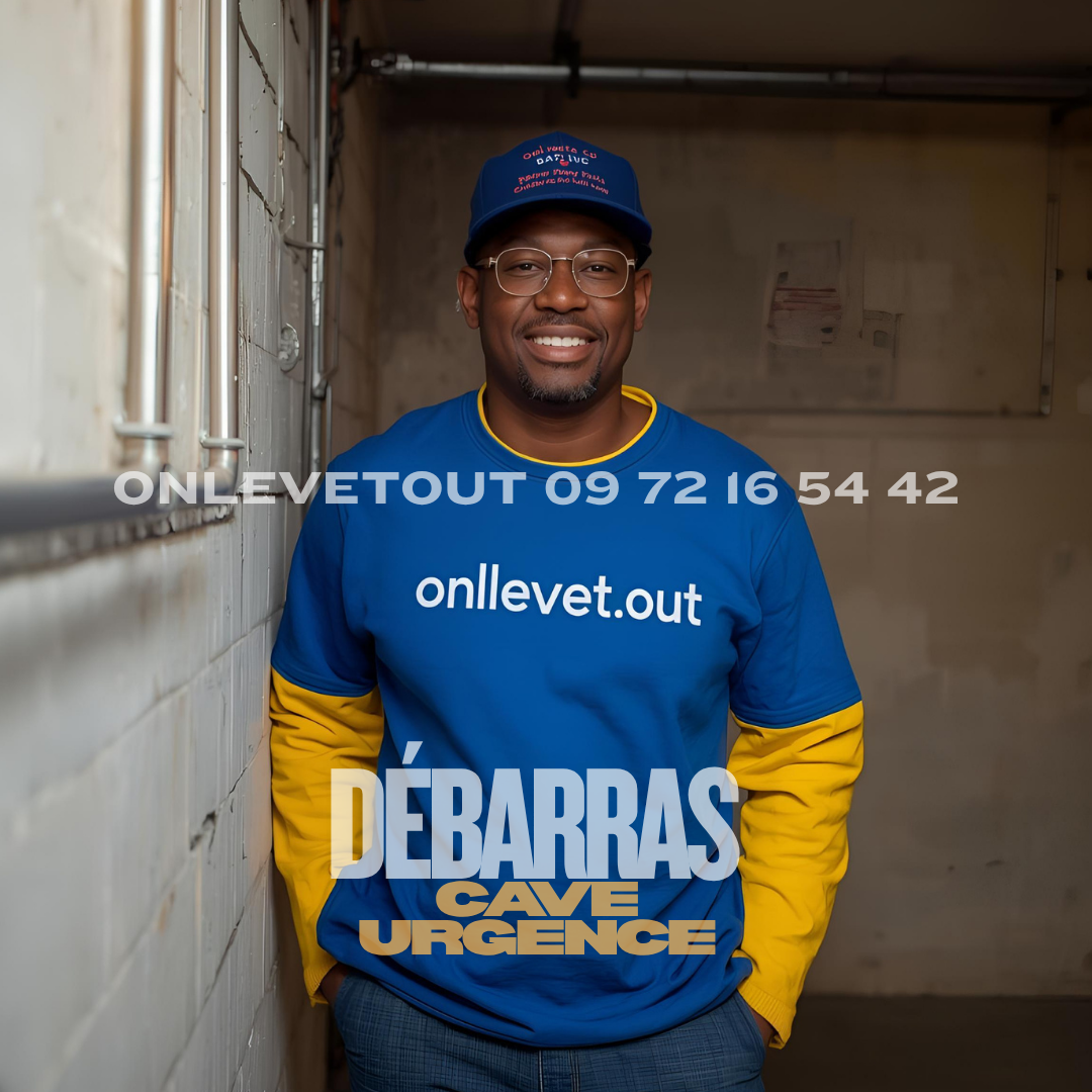 Équipe formée techniques rapides débarras cave Paris