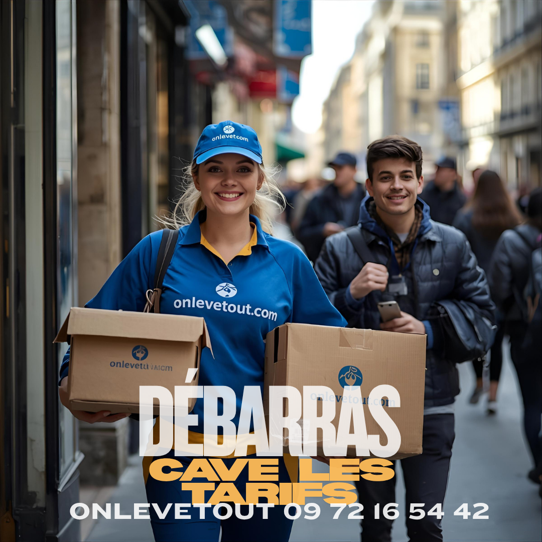 Le "meilleur prix" pour débarrasser une cave à Paris dépend du volume et de l'état de la cave