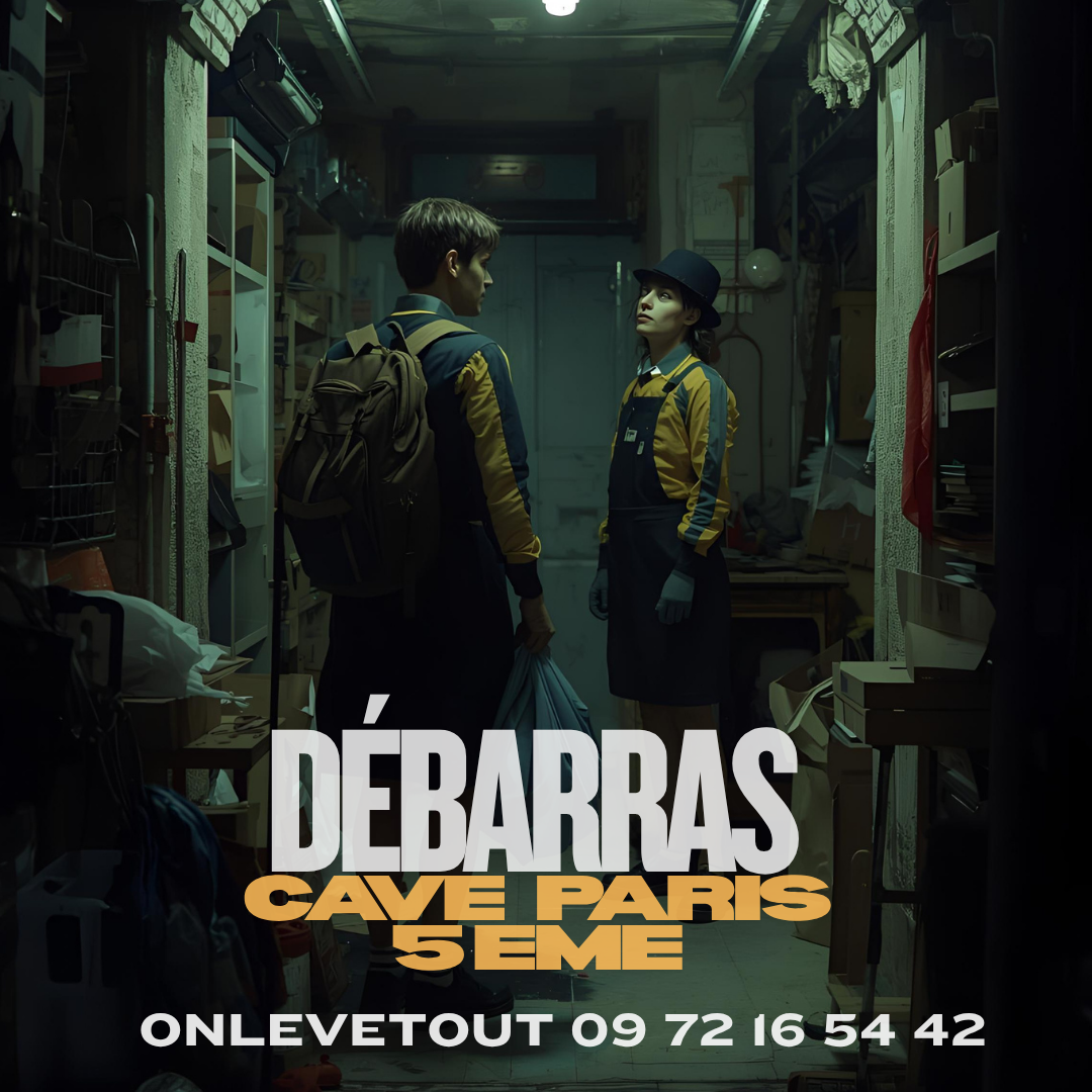 Nettoyage professionnel après débarras cave à Paris 5	