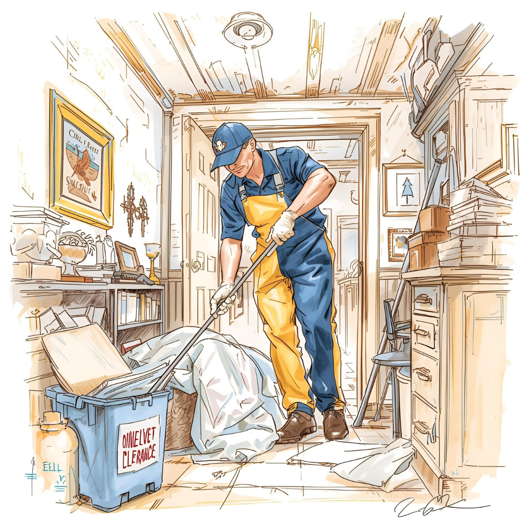 Nettoyage professionnel après débarras cave à Paris 6	