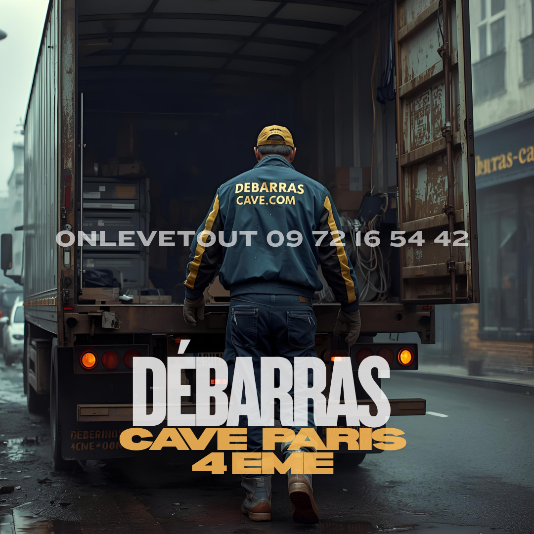 Nettoyage professionnel après opération de débarras cave	