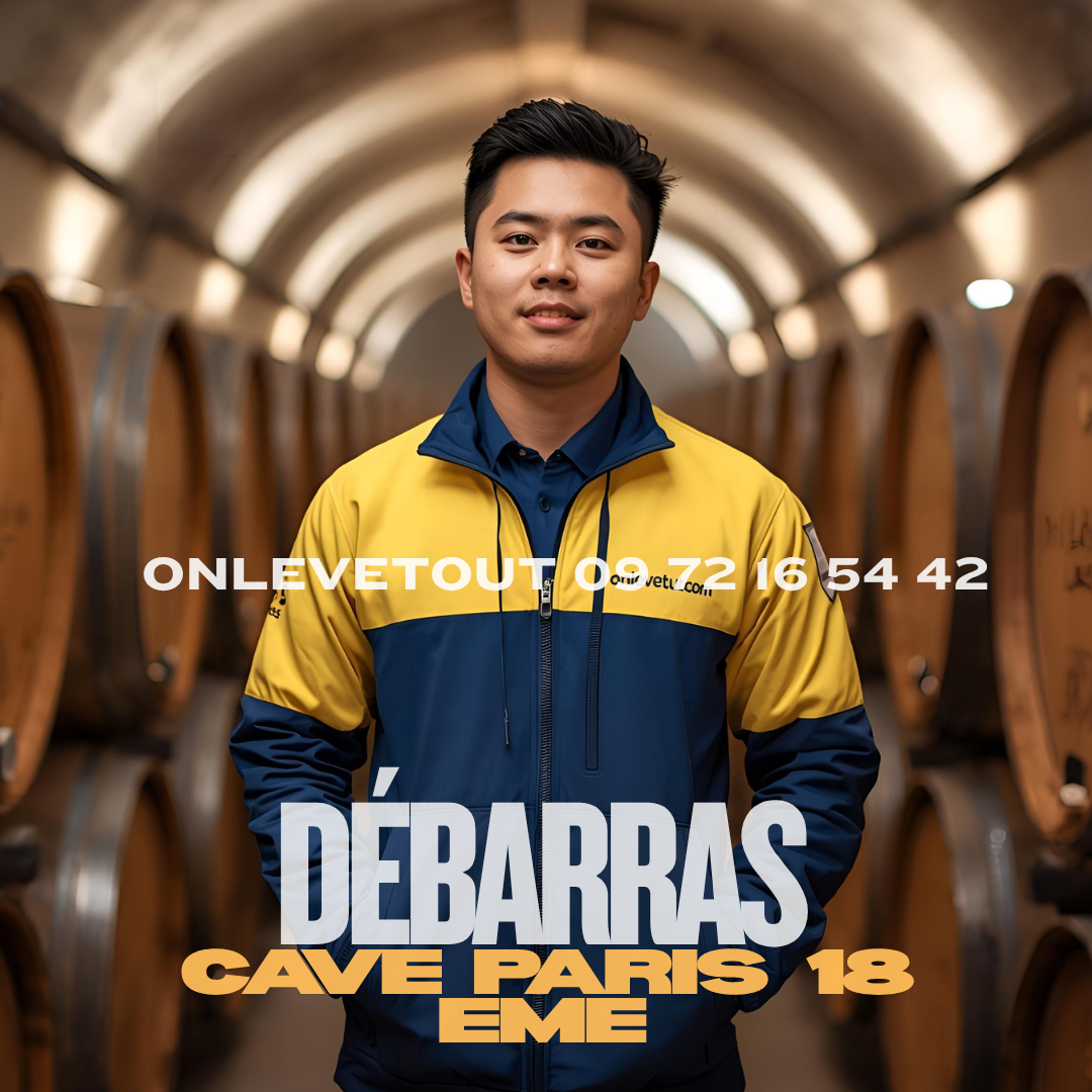 Cave encombrée paris 18 avant débarras