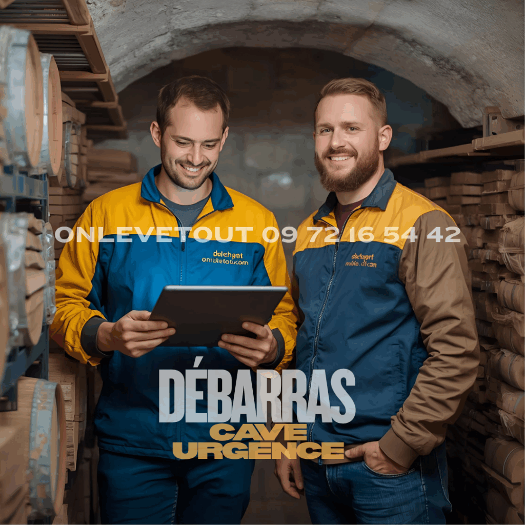 Planification rapide intervention débarras cave Paris
