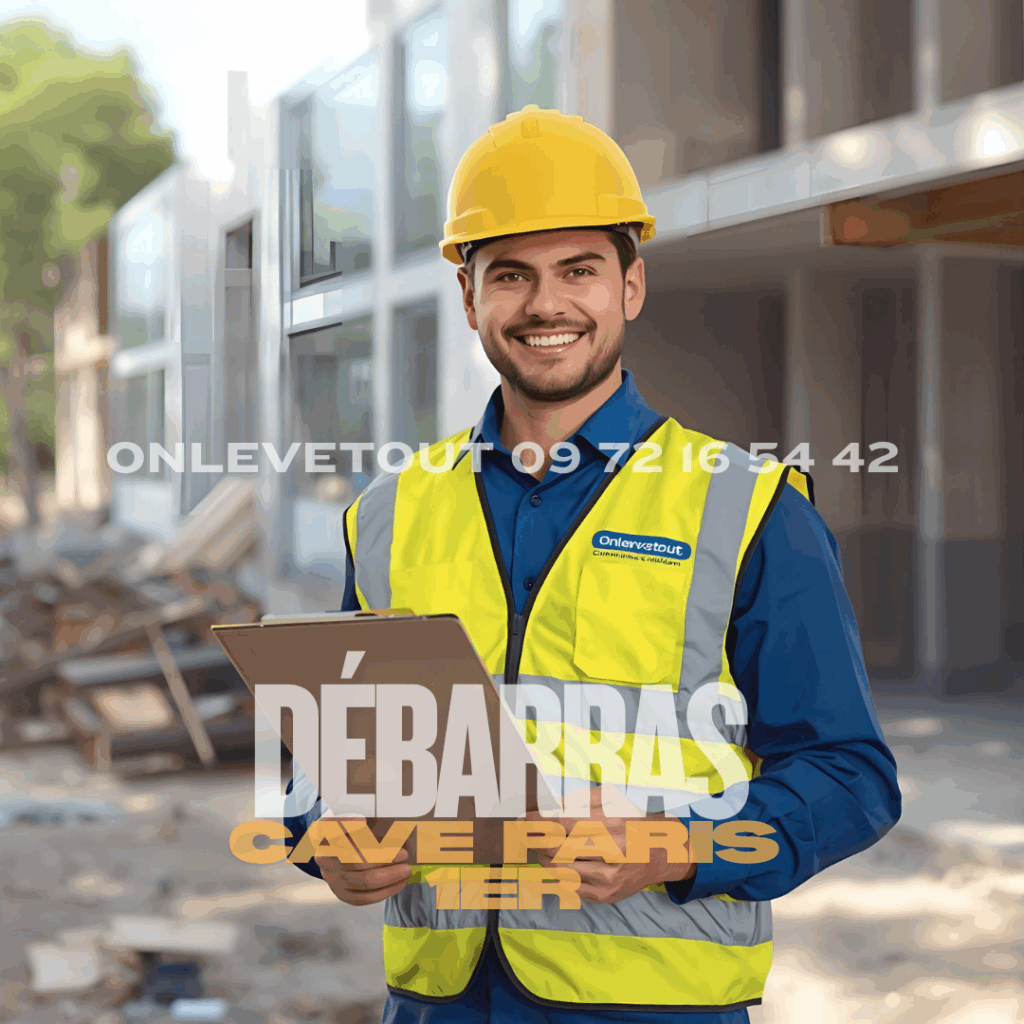 Recyclage écologique des déchets lors du débarras cave Paris 1