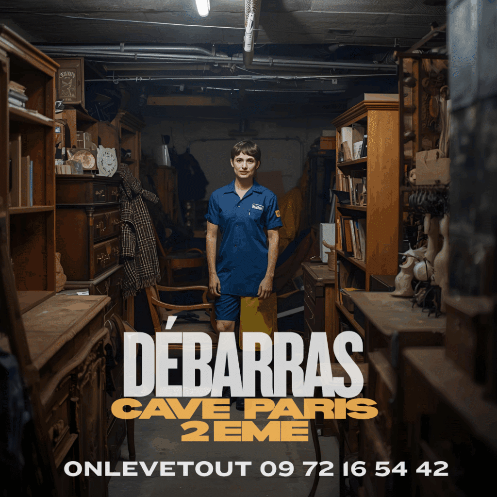 Service de débarras de cave local à Paris 2	