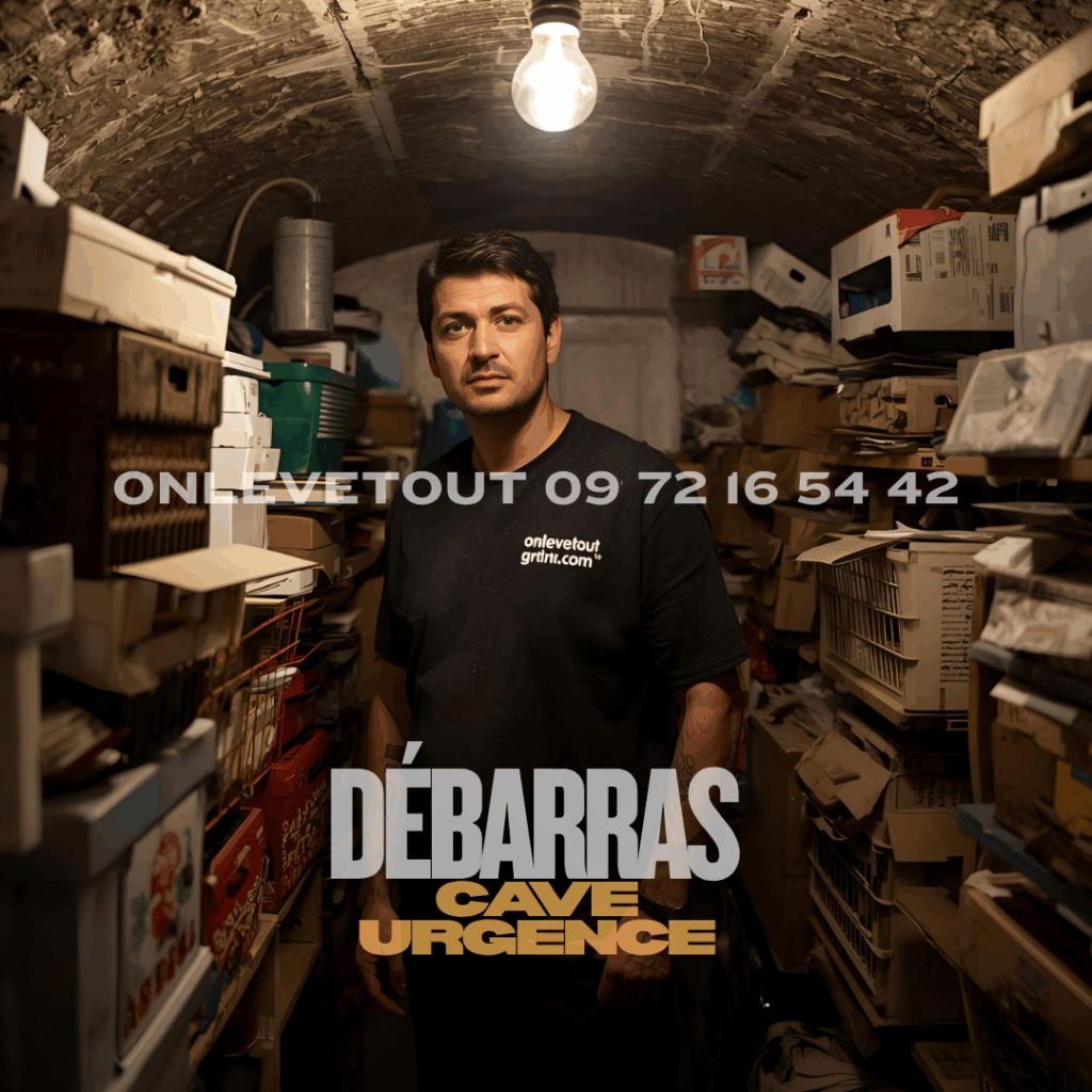 Débarras cave succession contrainte temps Paris