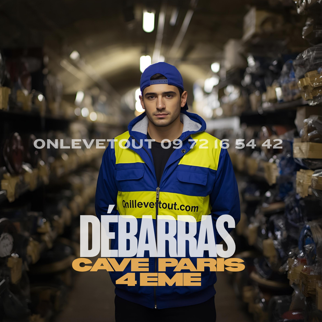 Tri écologique des déchets issus du débarras cave à Paris 4	