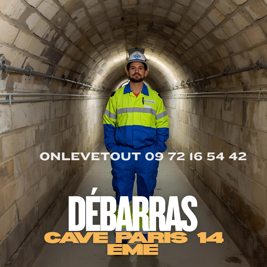 avant-après d'un débarras de cave professionnel réalisé par OnLeveTout dans le Paris 14