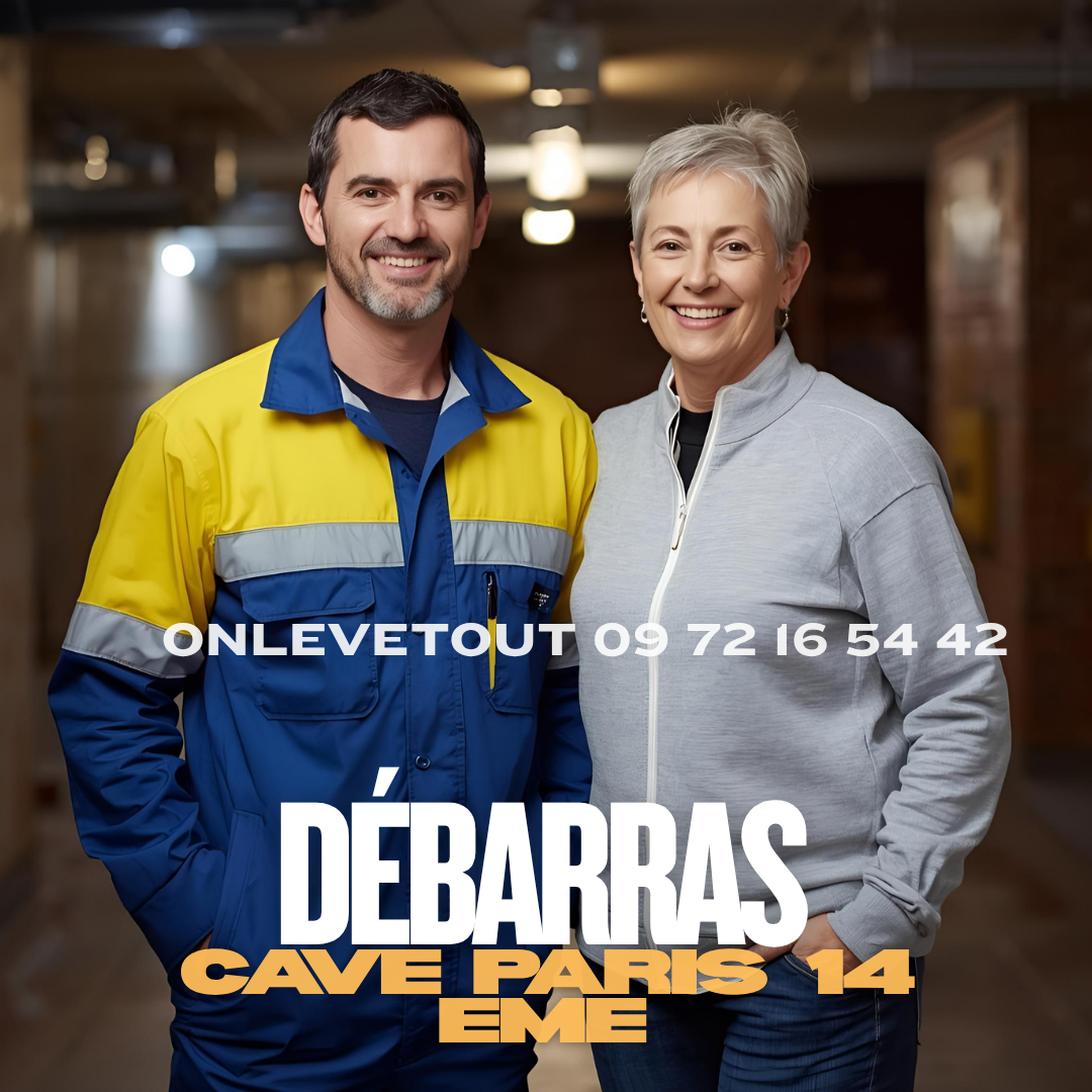Cave parfaitement nettoyée après débarras cav paris 14