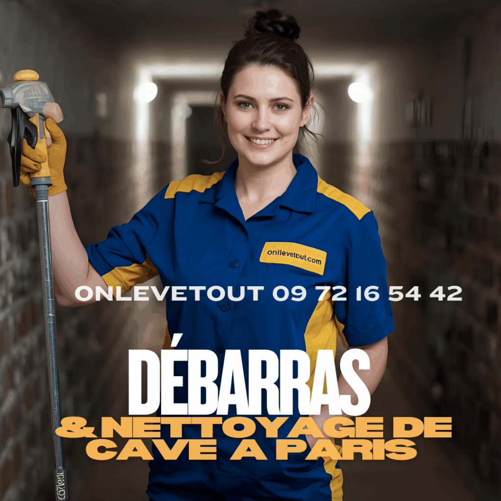 Cave parisienne parfaitement propre et désinfectée après nettoyage professionnel OnLevetout
