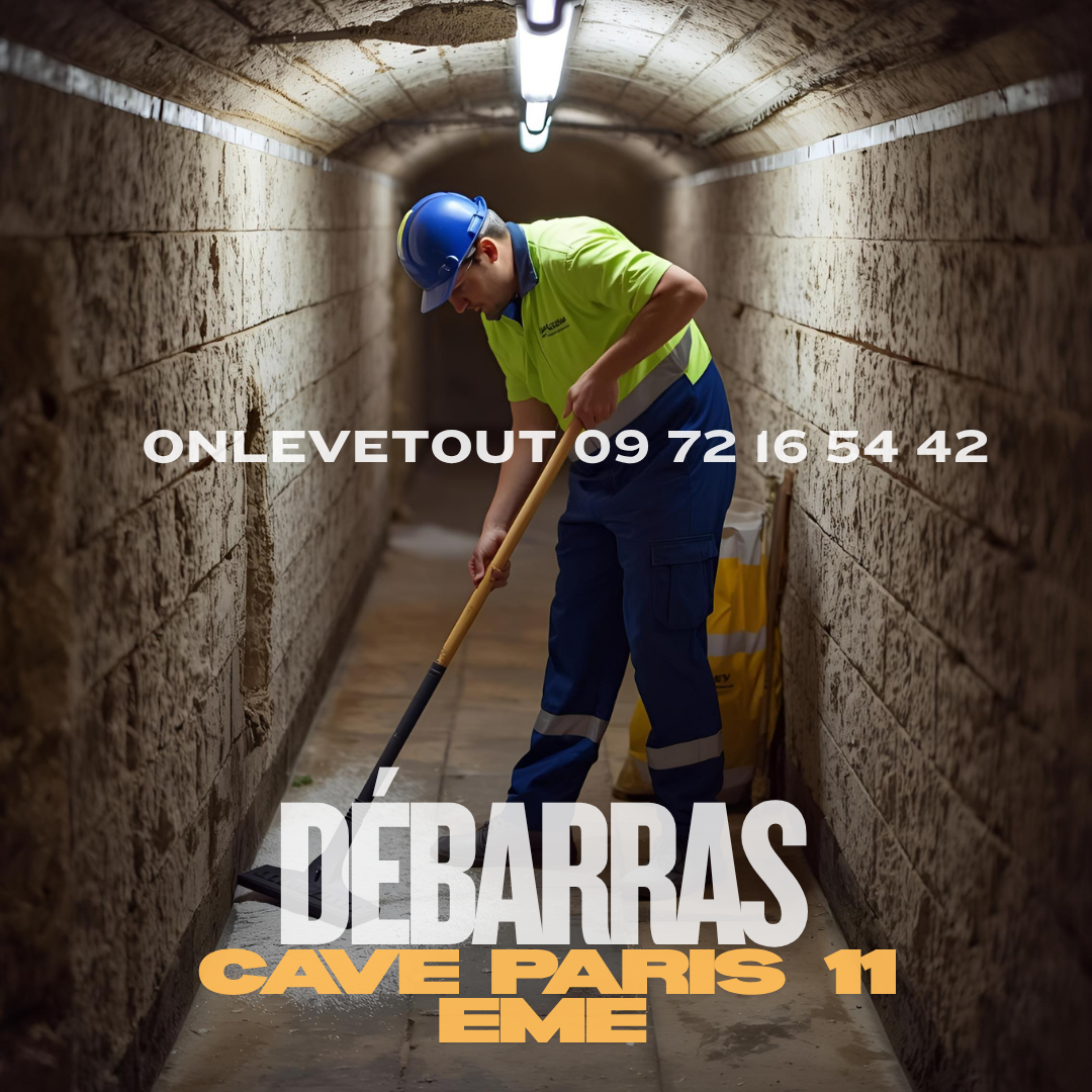 Cave avant et après débarras