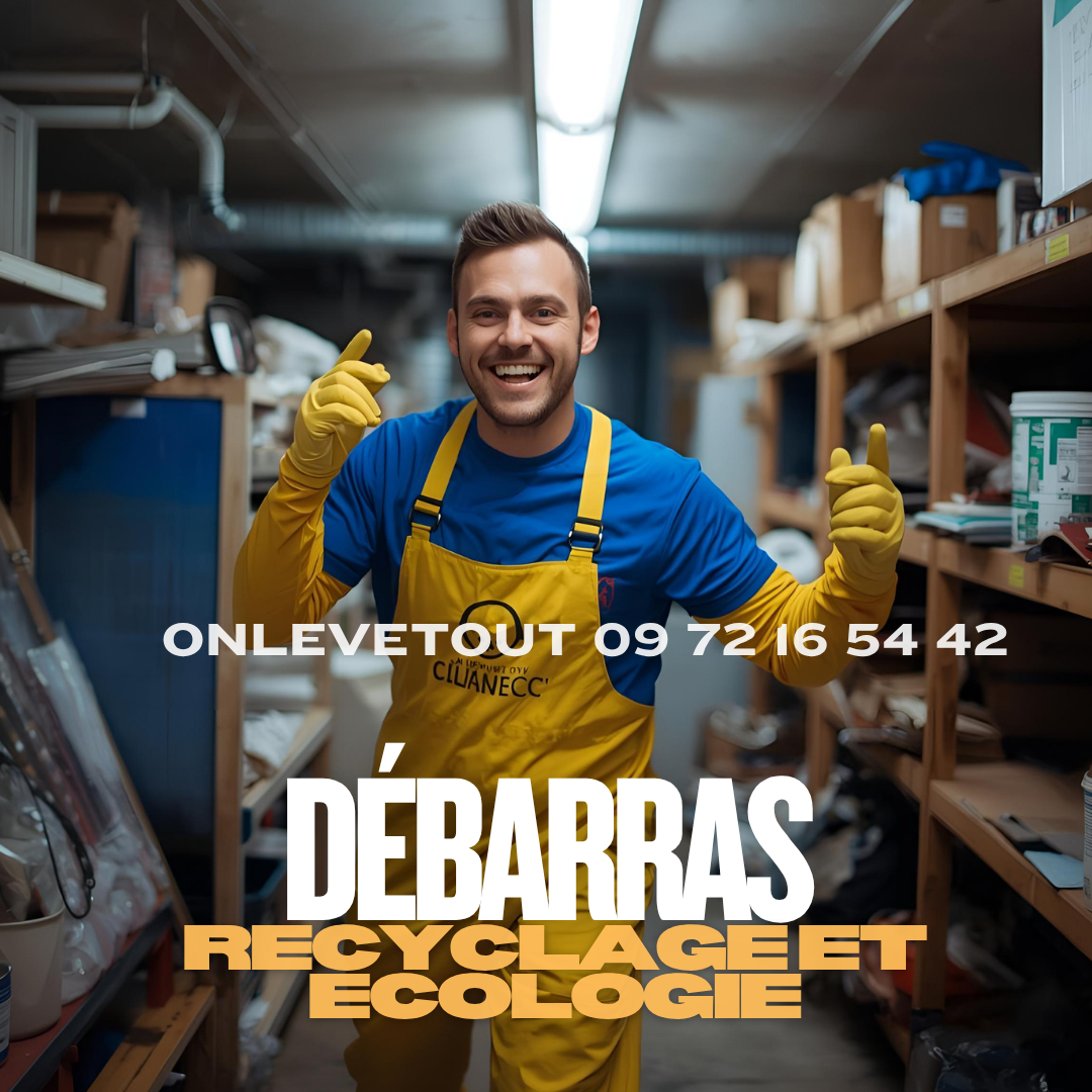 Don de meubles récupérés lors d'un débarras cave à une association Emmaüs à Paris