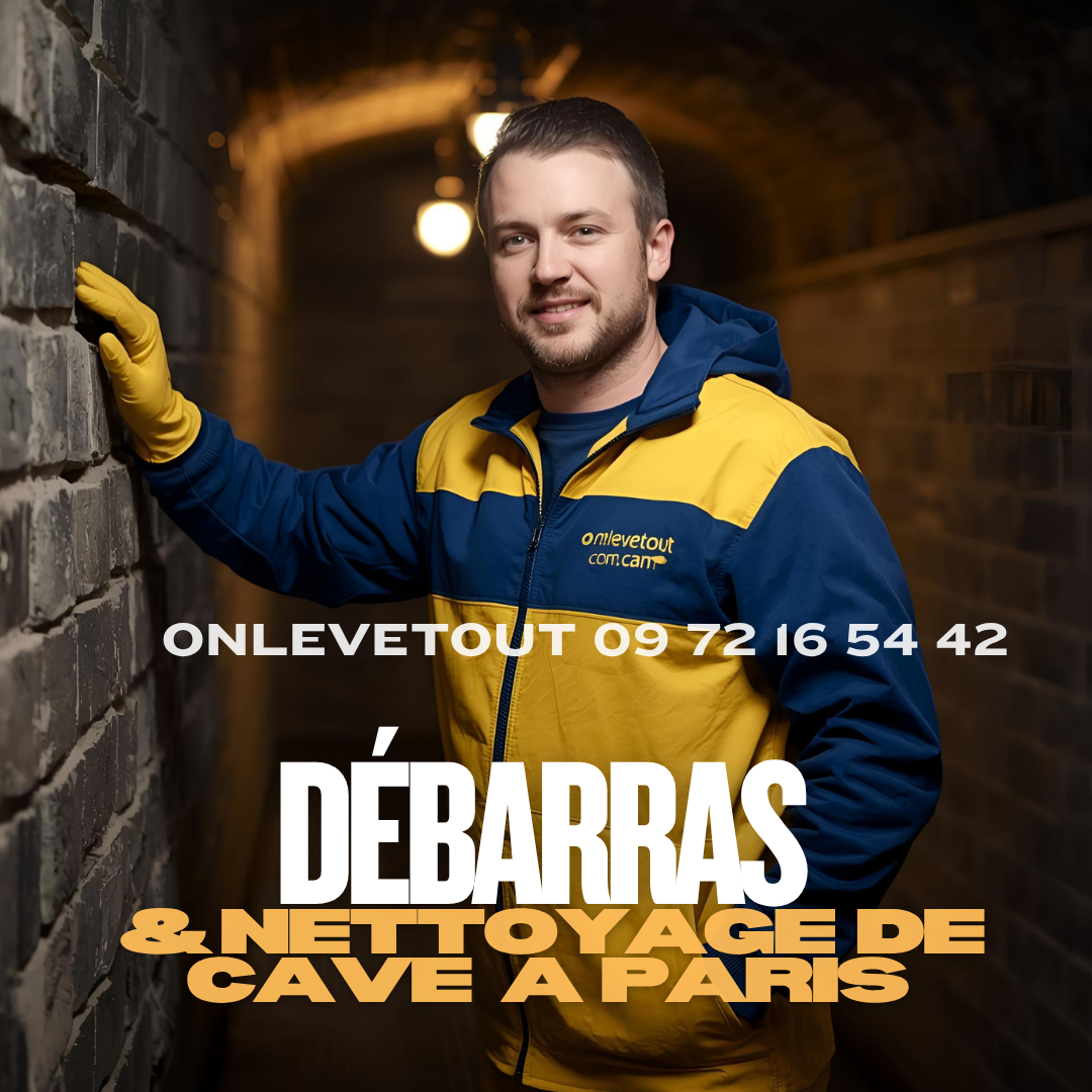 Équipe professionnelle OnLevetout avec équipement de nettoyage devant un immeuble parisien