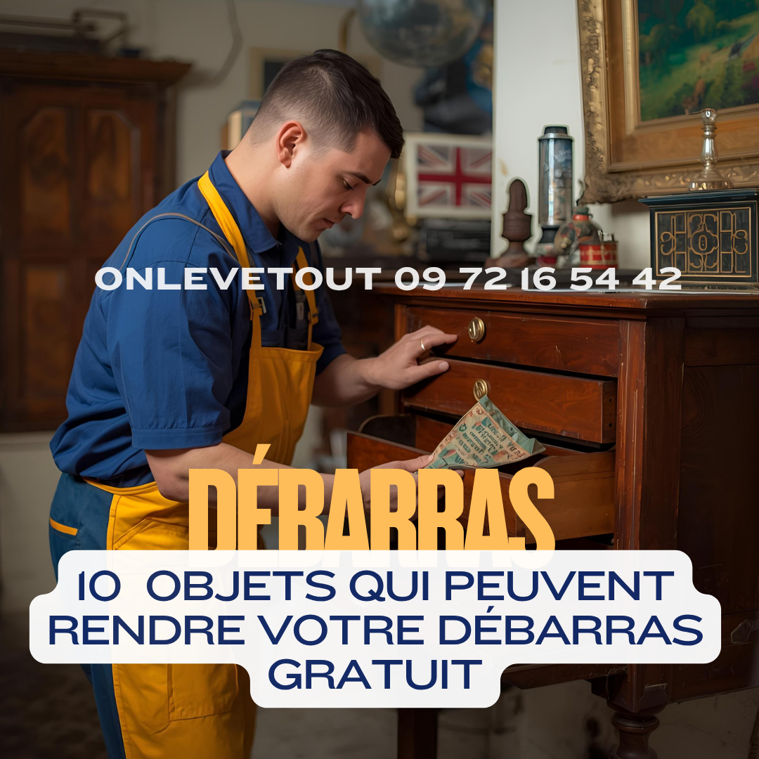 10 Objets Qui Peuvent Rendre Votre Débarras Gratuit : Exemples de meubles anciens en bois massif trouvés dans caves parisiennes : commodes, buffets, secrétaires