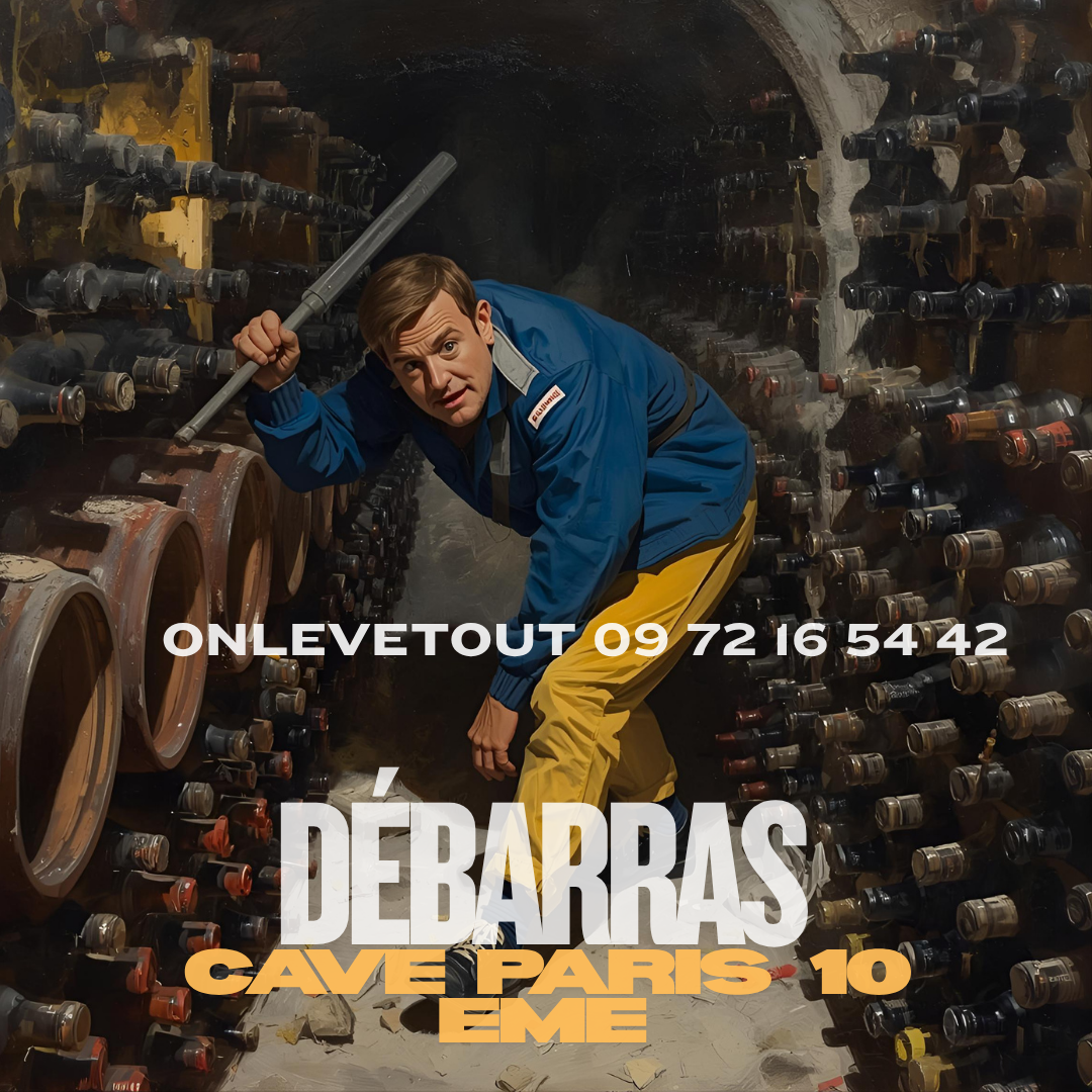 Nettoyage après débarras cave Paris 10