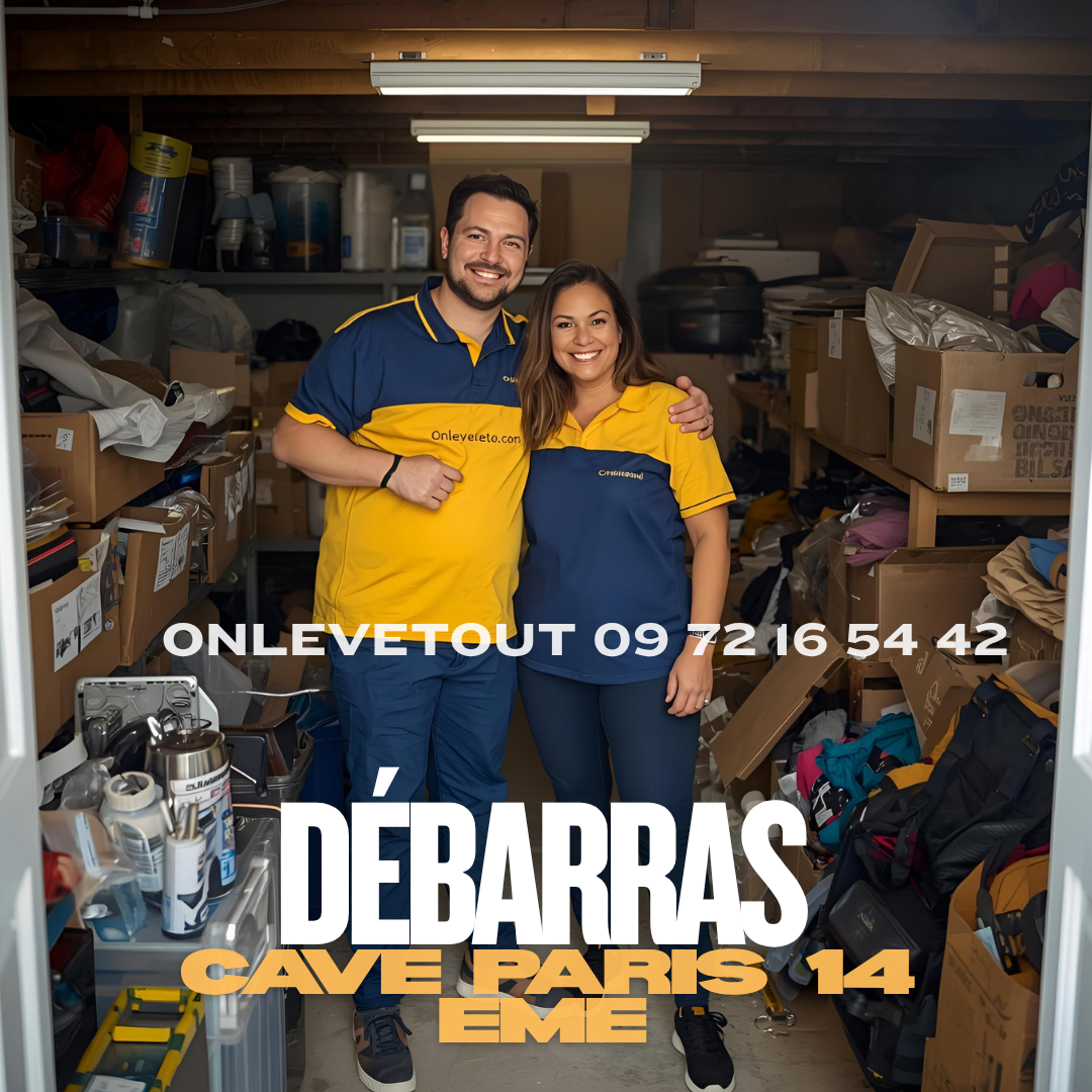 Tri sélectif et recyclage lors d'un débarras de cave à Paris avec OnLeveTout
